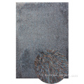 Mince Polyester Shaggy tapis à poil Long mix couleur